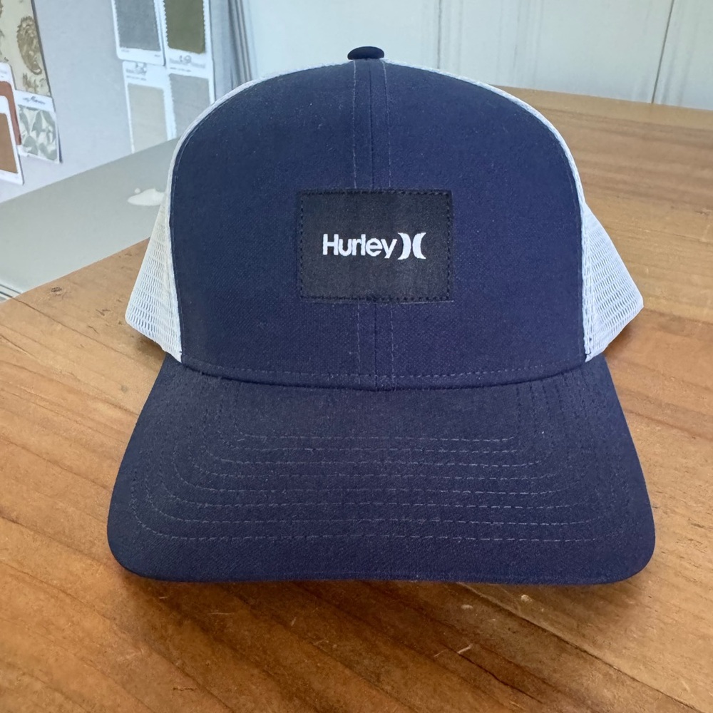 Hurley Blue and White Cap